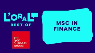 EmLyon Business School  BestOf  MSc in Finance [upl. by Nytsyrk]