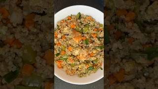 Prawn amp Egg Fried Millet recipe  Rice substitute  Full recipe on link above 👆🏼 viral shorts [upl. by Htnamas]