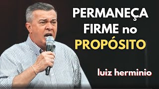 PERMANEÇA FIRME no PROPÓSITO  Luiz hermínio [upl. by Nennarb678]