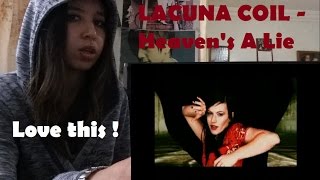 LACUNA COIL  Heavens A Lie MV  REACTION [upl. by Ainoz]