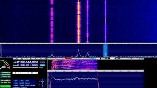 HDSDR  EzTV666 RTL2832U 4 NOAA Weather Radios [upl. by Enram]