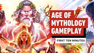 Age of Mythology Retold The First 10 Minutes of Gameplay [upl. by Stiles418]