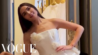 Olivia Culpos Wedding AfterParty Dress Fitting [upl. by Washington853]