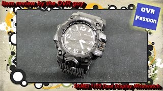 SKMEI 1155 Dual Display Wristwatch Review [upl. by Broeder]