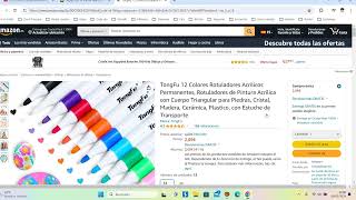 ✏️ ¡Oferta Amazon TongFu 12x Rotuladores Acrilicos Permanentes y estuche barato 289€ ¡41 DTO ✏️ [upl. by Hall]