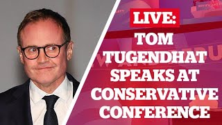 In full Tom Tugendhat Speaks At Tory Conference [upl. by Tu587]