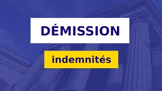 DÉMISSION INDEMNITÉS CDI [upl. by Rambort145]