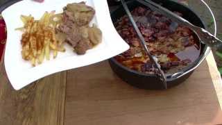 Schichtfleisch aus dem Dutch Oven Dopf [upl. by Short]