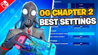 NEW BEST OG Chapter 2 Nintendo Switch SETTINGS  Sensitivity Fortnite Settings Explained [upl. by Schroer]