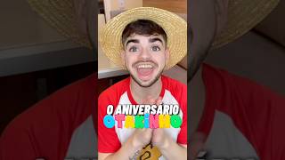 O ANIVERSÁRIO DO OTAKINHO Shorts [upl. by Courtenay]