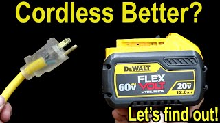 Lets Settle This Are Cordless Power Tools REALLY Better Torque Cutting Speed Noise Vibration [upl. by Euqinue]