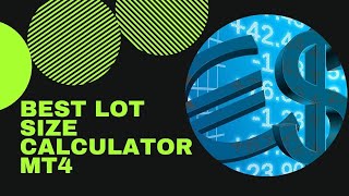 Best Lot Size Calculator MT4  Trader On Chart [upl. by Reivazx]