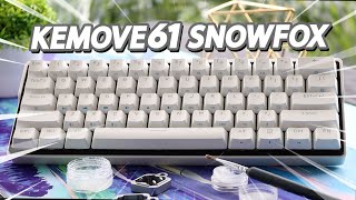 INSANE Budget 60 HotSwappable Keyboard  KEMOVE 61 SNOWFOX Review amp Upgrade [upl. by Goat400]