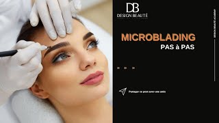 Microblading des sourcils le pas à pas pour débutantes [upl. by Riddle]