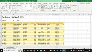 Exp19ExcelCh04CapTechSupport  Excel Chapter 4 Capstone  Tech Support [upl. by Perren]