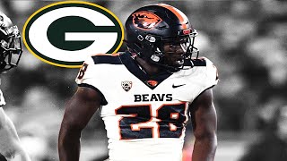 Kitan Oladapo Highlights 🔥  Welcome to the Green Bay Packers [upl. by Hgierb]