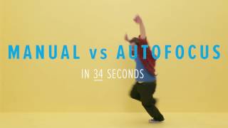 Manual vs Autofocus  Photography Basics Explained [upl. by Nyrret662]