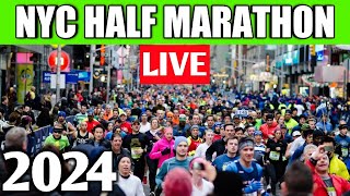 Live 2024 NYC HALF MARATHON 🏃🏽‍♀️ 2024 United Airlines NYC Half Marathon UnitedNYCHalf 🏃🏽 [upl. by Alleinad]