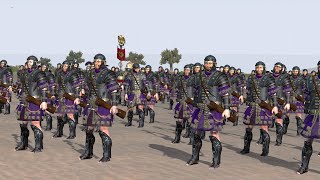 2400 Praetorian Archers Vs 4800 Steppe Spearman  Total War Rome 2 [upl. by Kelvin]