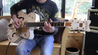 2011 Gretsch G6136T White Falcon With Bigsby wwweddievegascom Eddie Vegas [upl. by Ahsenid]