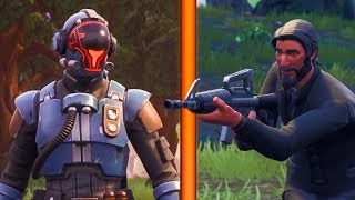 The Visitor vs John Wick BUILD BATTLE  Fortnite Short Film [upl. by Noissap168]