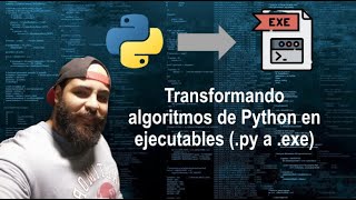 Transformando algoritmos de Python en ejecutables py a exe [upl. by Atikihc]