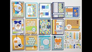 Doodlebug  Party Time  33 cards from one 6x6 paper pad [upl. by Zetnahs]