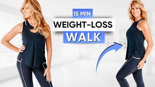 15Minute Walking Exercise To Lose Belly Fat [upl. by Notterb]