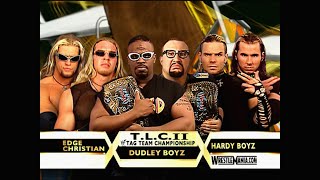 Story of The Dudley Boyz vs Edge amp Christian vs The Hardy Boyz  WrestleMania 17 [upl. by Erle400]