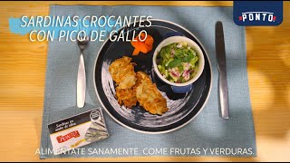 Receta Sardinas Crocantes pico de gallo [upl. by Eliak778]