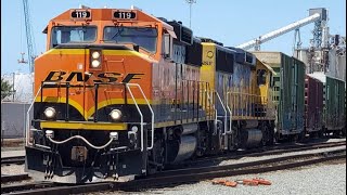 BNSF derailment at San Diego yard [upl. by Asilet]