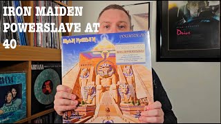 Iron Maiden  Powerslave 40th Anniversary Zoetrope Picture Disc Vinyl [upl. by Amhsirak]