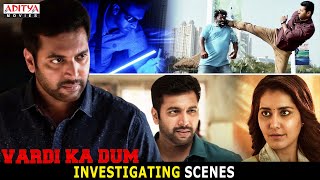 Vardi Ka Dum Superhit Movie Investigation Scene  Hindi Dubbed Movies  Jayam Ravi  Raashi Khanna [upl. by Sainana]