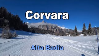 Italy Skiing Corvara Alta Badia [upl. by Nylrak666]