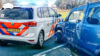 Bizarre PolitieAchtervolging Met GESTOORDE Vluchtende Motorrijder [upl. by Drucilla650]