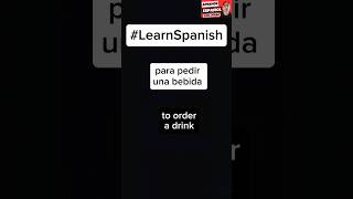 LearnSpanish 5 phrases to order a drink or a meal in Spanish [upl. by Glenn936]