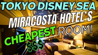 Tokyo DisneySea Hotel Miracosta room tour  cheapest room  Tokyo Disney Resort hotels [upl. by Kaltman675]