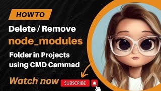 delete node module folder using cammand  Shruti098 [upl. by Odlaw171]