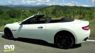 Evo Magazine Drives the 2012 Maserati GranCabrio Sport [upl. by Alrahs]