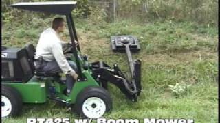 Power Trac PT425 with boom mower [upl. by Oicnevuj]