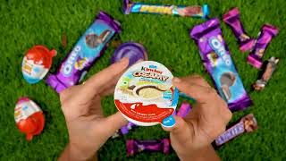 KINDER CREAMY OREO KINDER JOY MOUTH WATERING VIDEO ASMR [upl. by Dari]