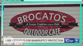 Brocatos in East Tampa files for bankruptcy protection [upl. by Munafo]