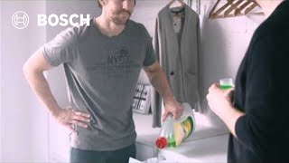 Bosch iDOS wasmachine Exact de juiste hoeveelheid wasmiddel doseren [upl. by Tcideneb]