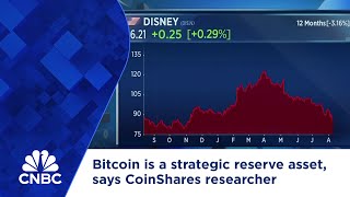 Bitcoin is a strategic reserve asset says CoinShares researcher [upl. by Herates]