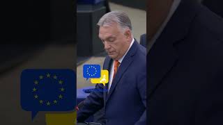 Viktor Orban defends Hungary’s position and Hungarians eudebates orban vonderleyen [upl. by Linkoski]