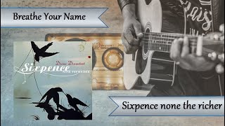 Tutorial Breathe Your Name sixpence none the richer Guitar [upl. by Eciened]