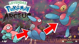 Leyendas Pokémon Arceus Cómo evolucionar a Porygon en Porygon2 y en PorygonZ [upl. by Lefkowitz]