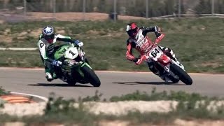 Supermoto Vs Superbike [upl. by Nally680]