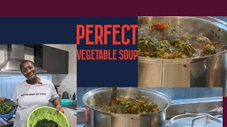 Experience the rich flavors of authentic vegetable soup made with fresh waterleaf and silverbeet [upl. by Suzanne40]