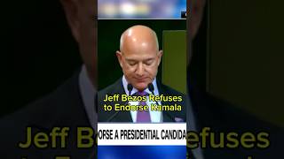 Jeff Bezos REFUSES to Endorse Kamala Harris 🇺🇸👊🏼 [upl. by Siraved]